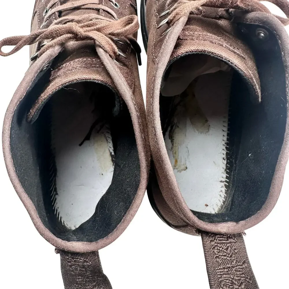 Dr. Martens | Unisex | Coburg Brown Canvas Suede Ankle Chukka Boots | M 10 W 11